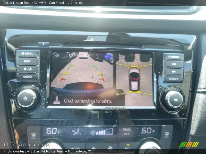 Gun Metallic / Charcoal 2019 Nissan Rogue SV AWD