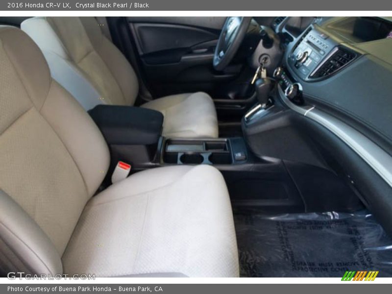 Crystal Black Pearl / Black 2016 Honda CR-V LX