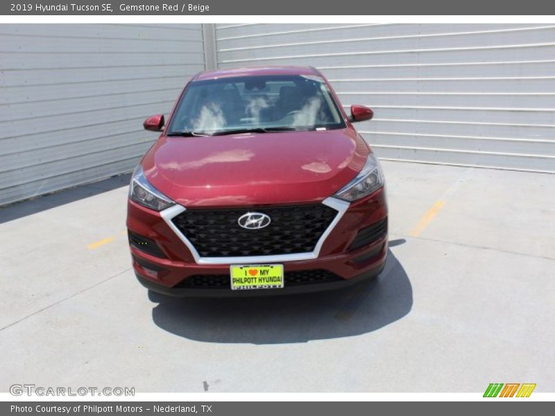 Gemstone Red / Beige 2019 Hyundai Tucson SE