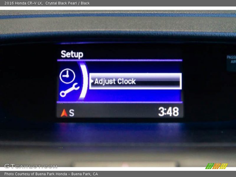 Crystal Black Pearl / Black 2016 Honda CR-V LX