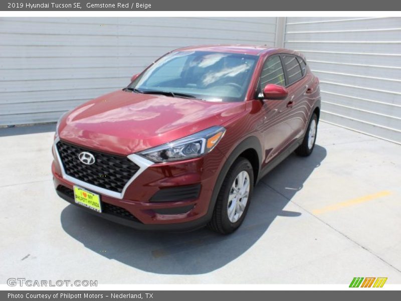 Gemstone Red / Beige 2019 Hyundai Tucson SE