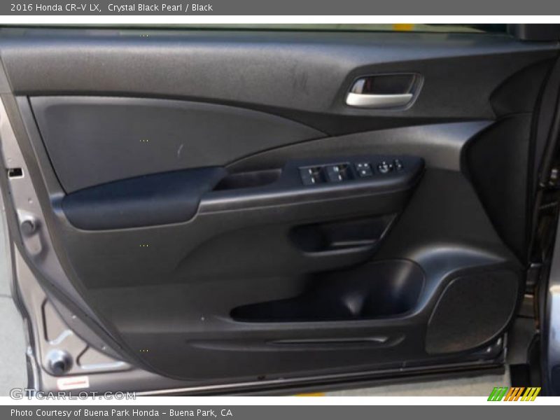 Crystal Black Pearl / Black 2016 Honda CR-V LX