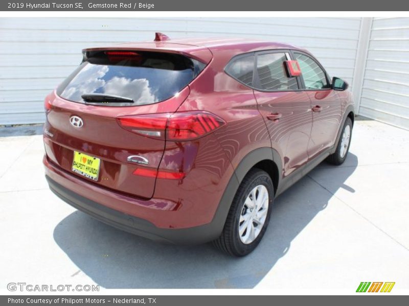 Gemstone Red / Beige 2019 Hyundai Tucson SE