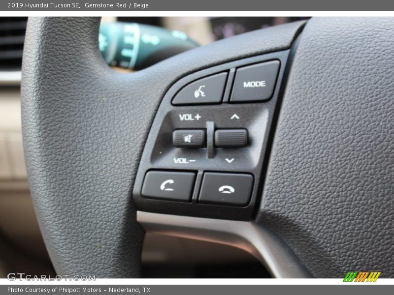 Gemstone Red / Beige 2019 Hyundai Tucson SE