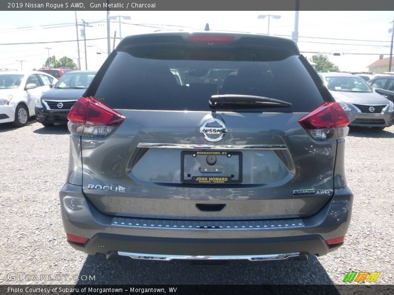 Gun Metallic / Charcoal 2019 Nissan Rogue S AWD
