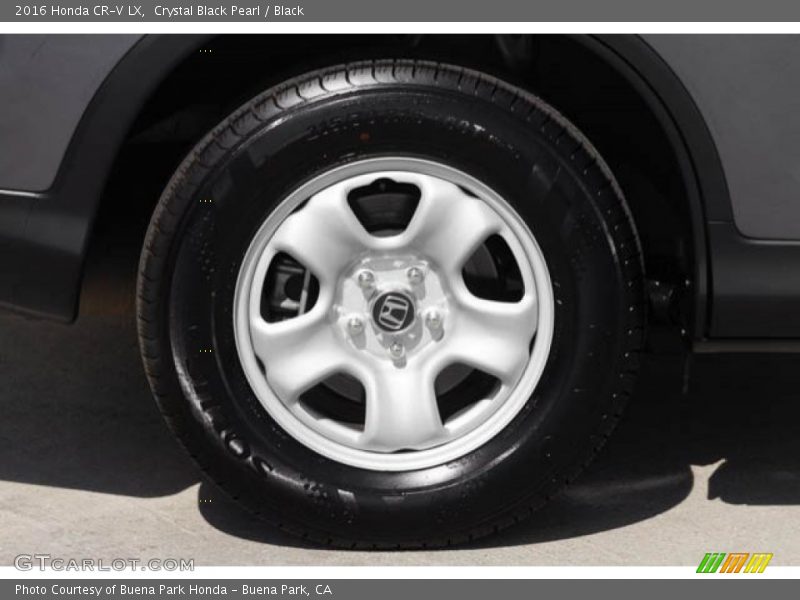 Crystal Black Pearl / Black 2016 Honda CR-V LX
