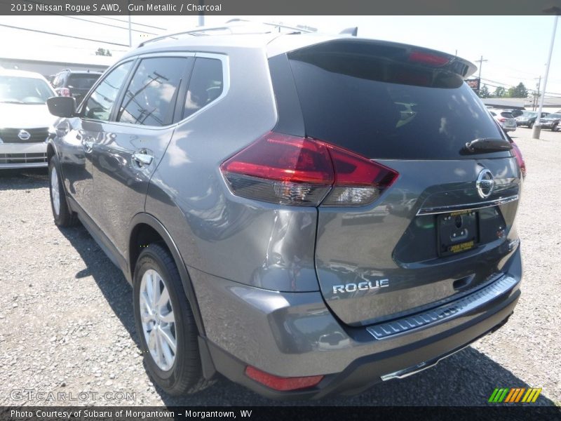 Gun Metallic / Charcoal 2019 Nissan Rogue S AWD