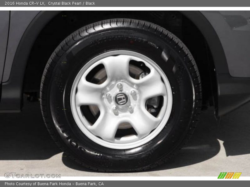 Crystal Black Pearl / Black 2016 Honda CR-V LX