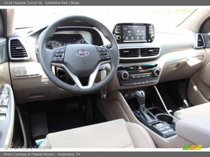 Gemstone Red / Beige 2019 Hyundai Tucson SE