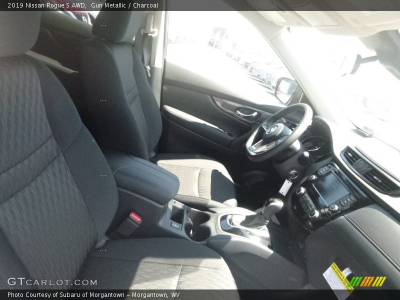 Gun Metallic / Charcoal 2019 Nissan Rogue S AWD
