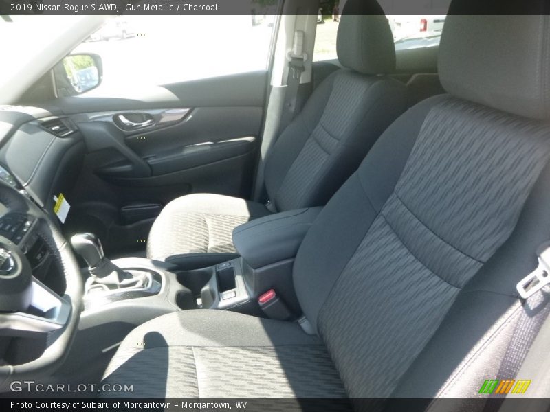 Gun Metallic / Charcoal 2019 Nissan Rogue S AWD