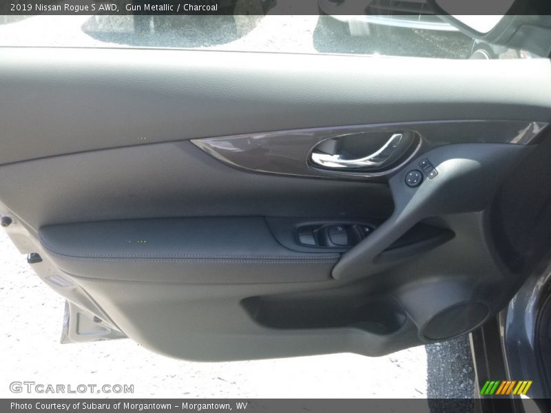Gun Metallic / Charcoal 2019 Nissan Rogue S AWD