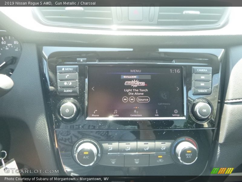 Gun Metallic / Charcoal 2019 Nissan Rogue S AWD
