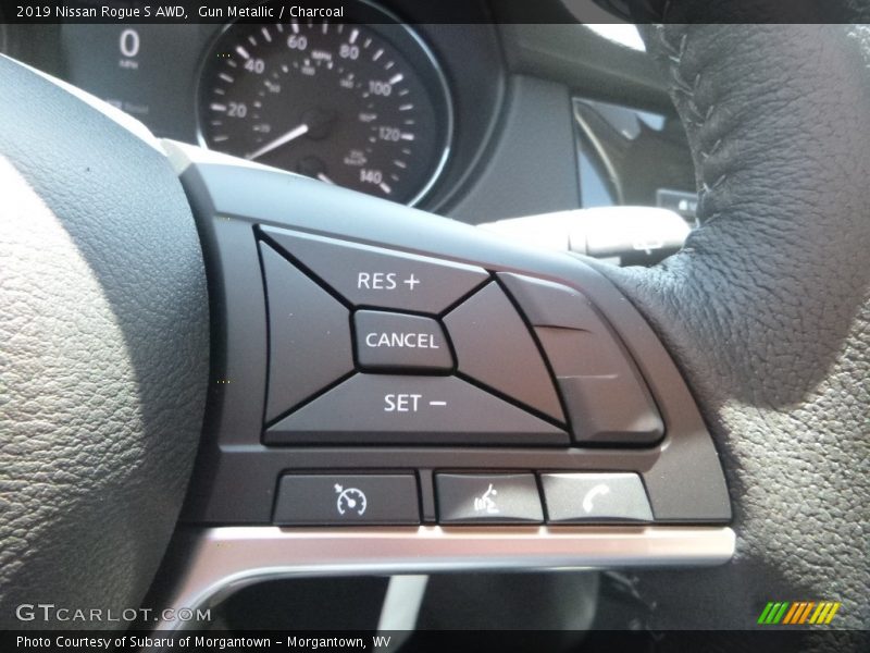 Gun Metallic / Charcoal 2019 Nissan Rogue S AWD