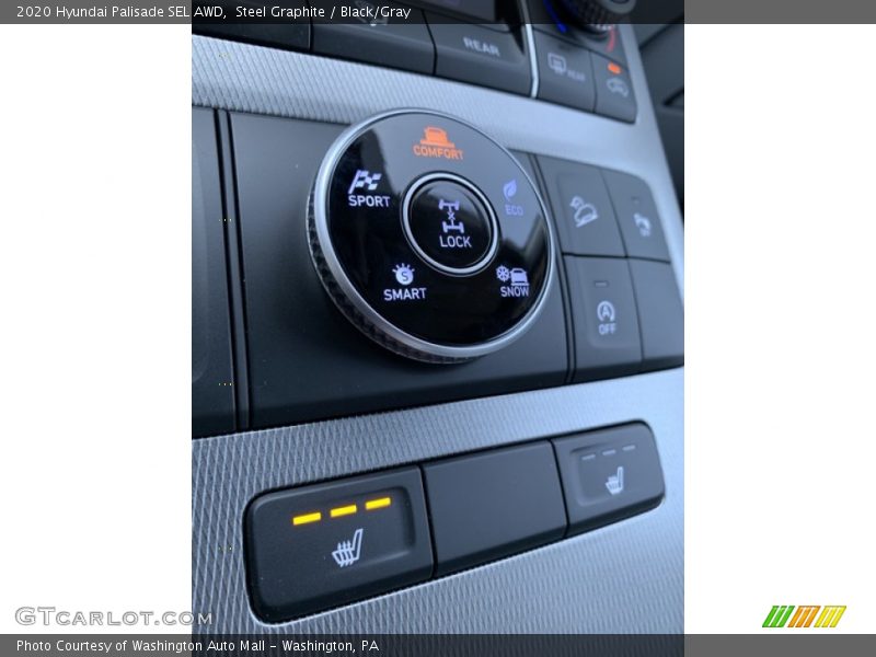 Controls of 2020 Palisade SEL AWD