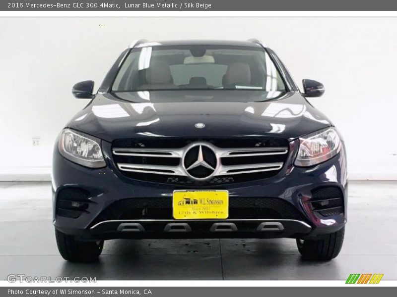 Lunar Blue Metallic / Silk Beige 2016 Mercedes-Benz GLC 300 4Matic