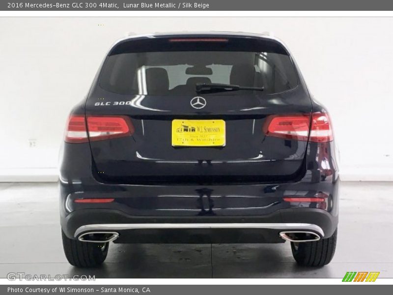 Lunar Blue Metallic / Silk Beige 2016 Mercedes-Benz GLC 300 4Matic
