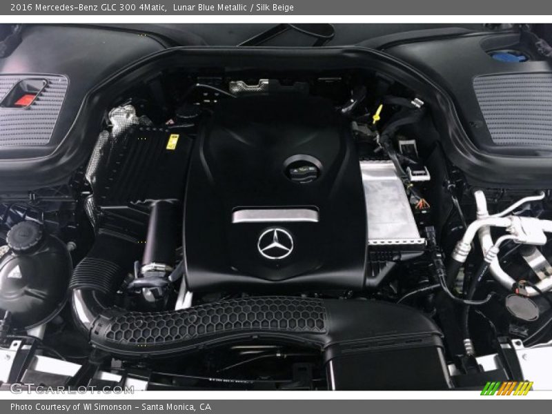 Lunar Blue Metallic / Silk Beige 2016 Mercedes-Benz GLC 300 4Matic