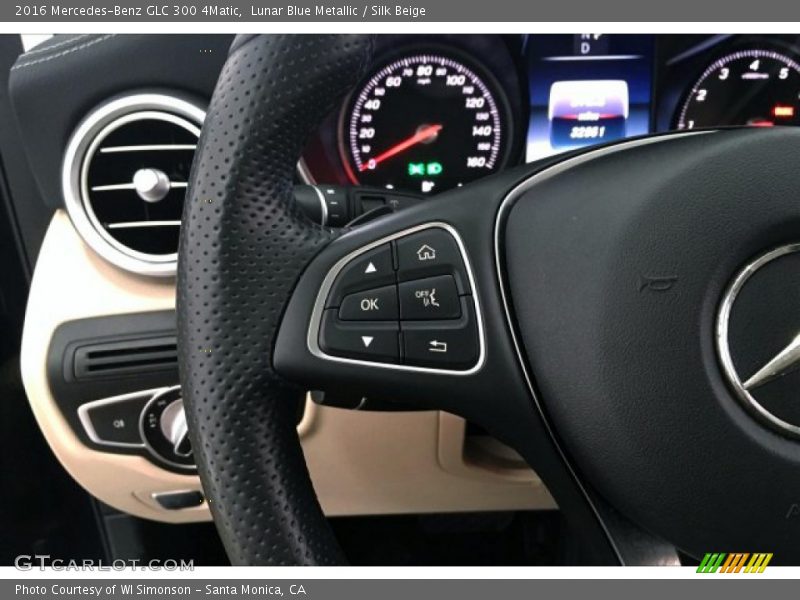 Lunar Blue Metallic / Silk Beige 2016 Mercedes-Benz GLC 300 4Matic