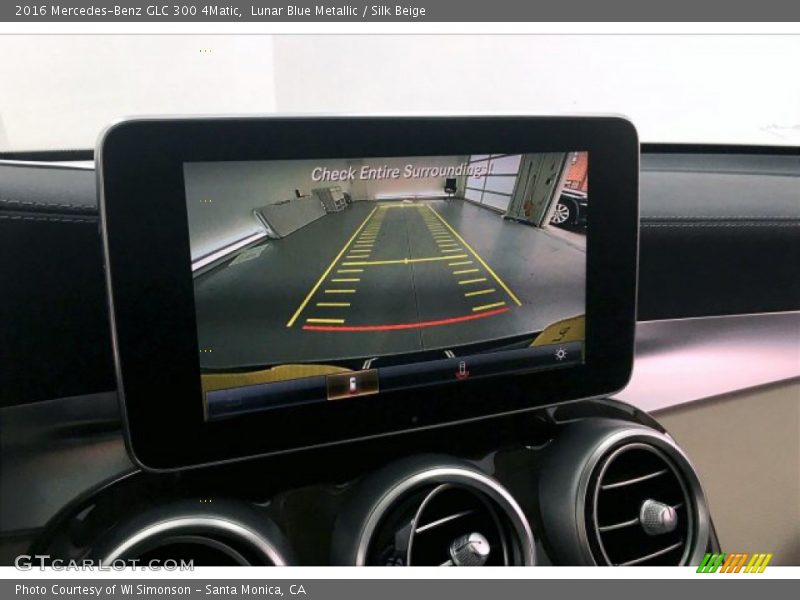 Lunar Blue Metallic / Silk Beige 2016 Mercedes-Benz GLC 300 4Matic