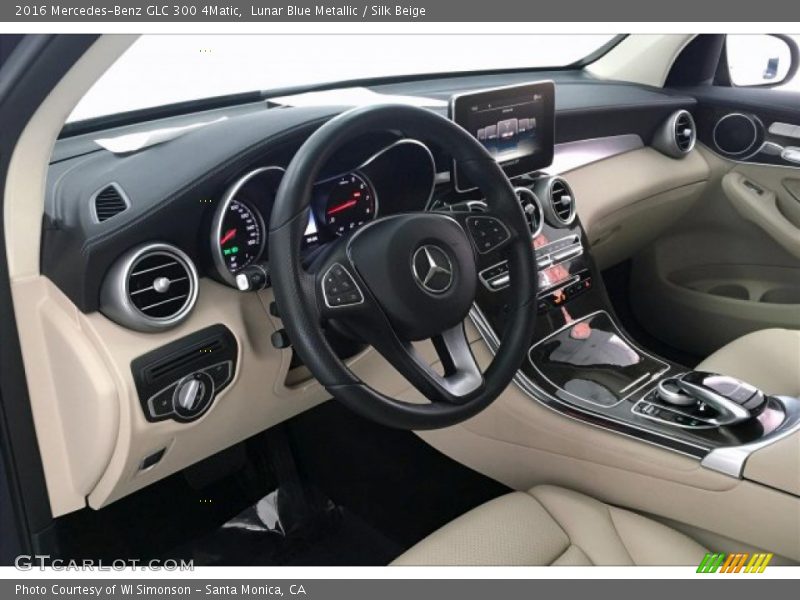 Lunar Blue Metallic / Silk Beige 2016 Mercedes-Benz GLC 300 4Matic