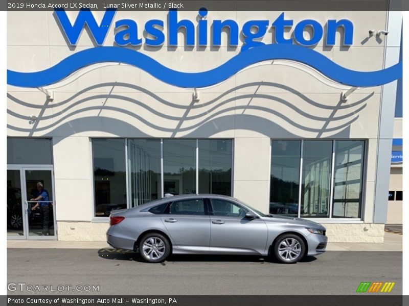 Lunar Silver Metallic / Black 2019 Honda Accord LX Sedan