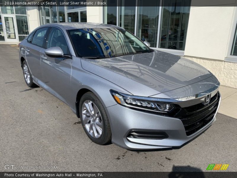 Lunar Silver Metallic / Black 2019 Honda Accord LX Sedan