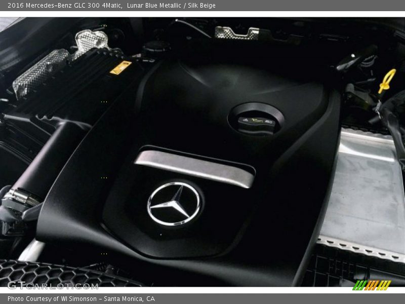Lunar Blue Metallic / Silk Beige 2016 Mercedes-Benz GLC 300 4Matic