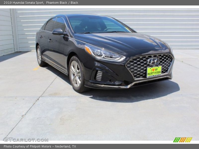 Phantom Black / Black 2019 Hyundai Sonata Sport