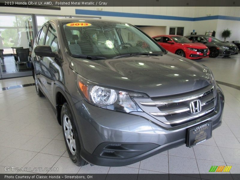 Polished Metal Metallic / Gray 2013 Honda CR-V LX AWD