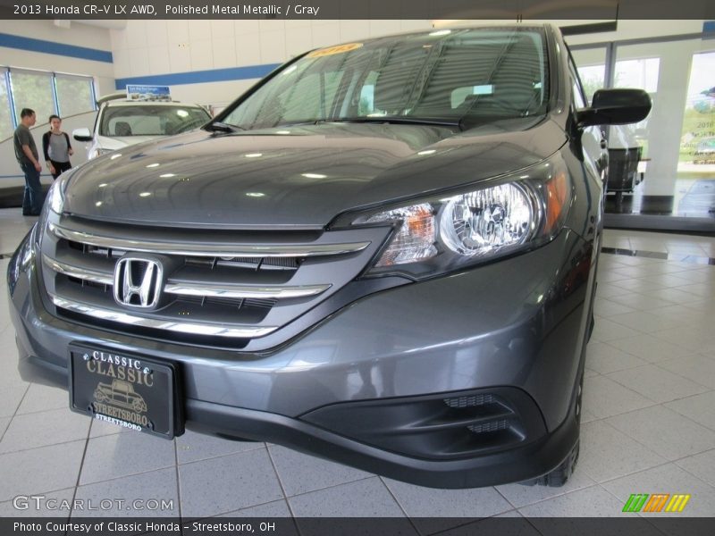 Polished Metal Metallic / Gray 2013 Honda CR-V LX AWD