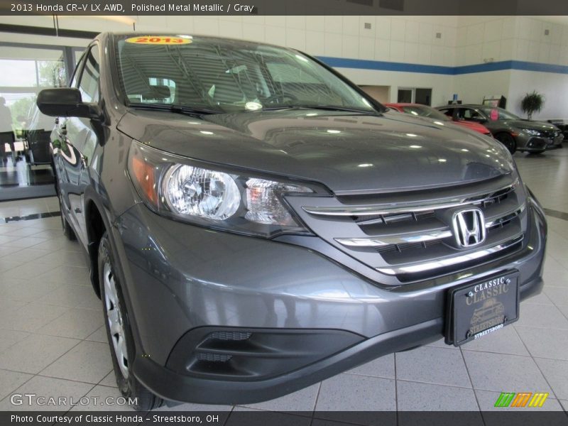 Polished Metal Metallic / Gray 2013 Honda CR-V LX AWD
