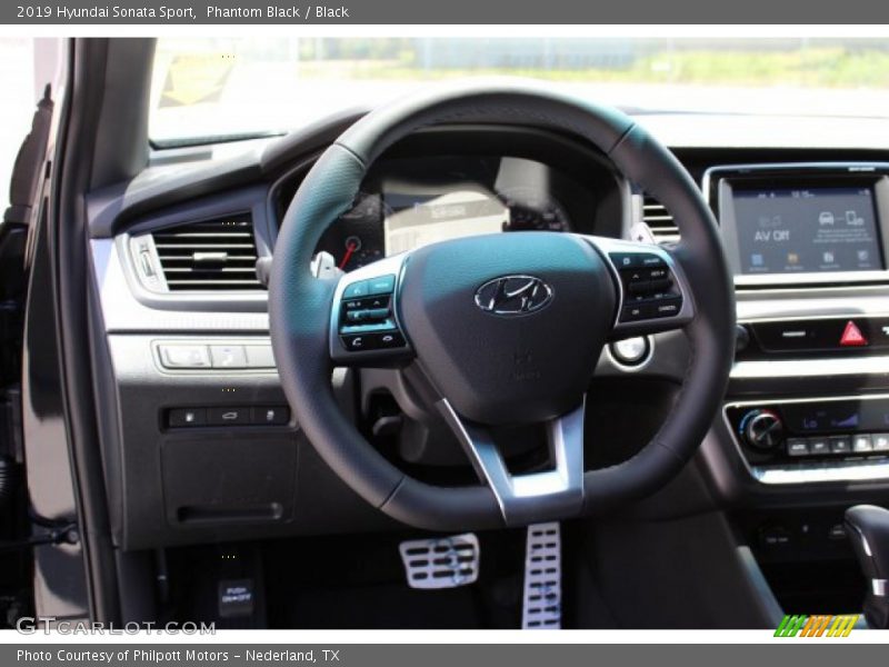 Phantom Black / Black 2019 Hyundai Sonata Sport