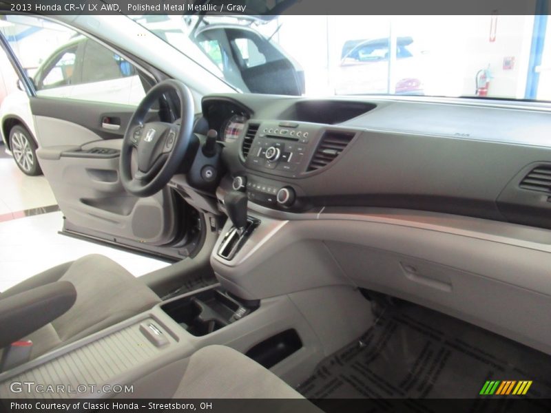 Polished Metal Metallic / Gray 2013 Honda CR-V LX AWD