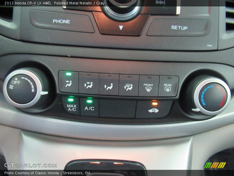 Polished Metal Metallic / Gray 2013 Honda CR-V LX AWD