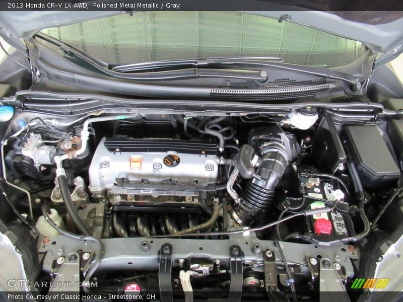 Polished Metal Metallic / Gray 2013 Honda CR-V LX AWD