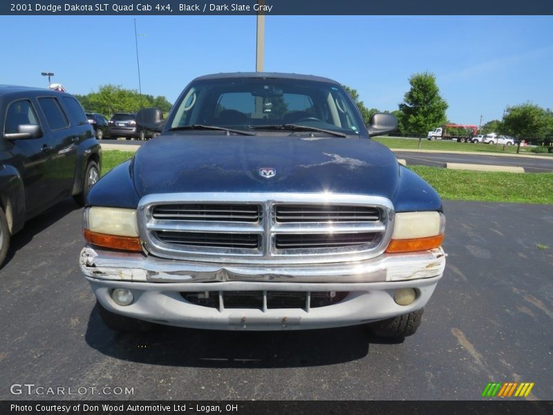 Black / Dark Slate Gray 2001 Dodge Dakota SLT Quad Cab 4x4