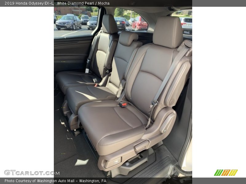 White Diamond Pearl / Mocha 2019 Honda Odyssey EX-L