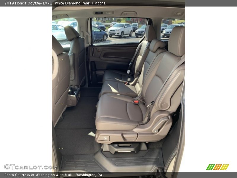 White Diamond Pearl / Mocha 2019 Honda Odyssey EX-L