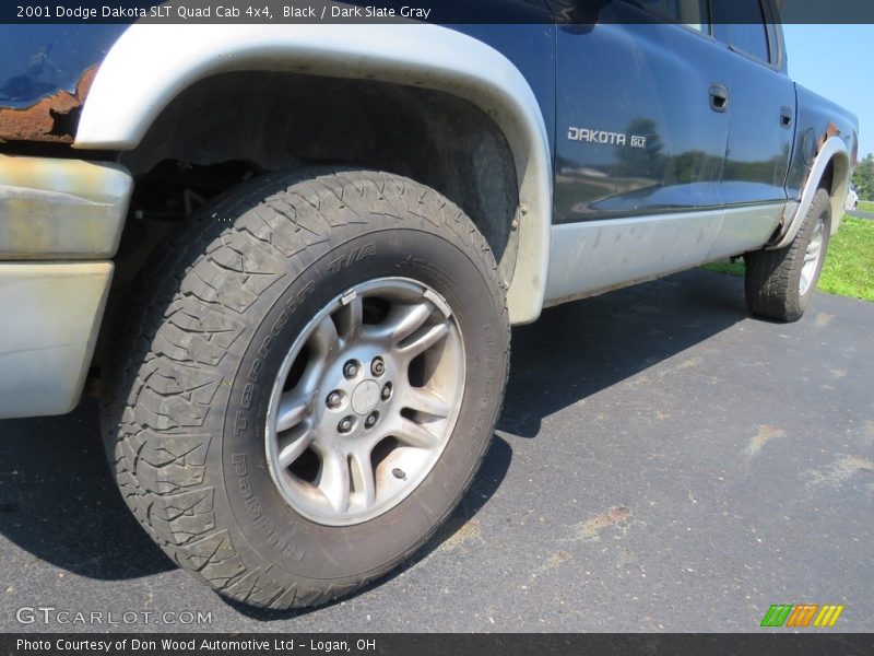 Black / Dark Slate Gray 2001 Dodge Dakota SLT Quad Cab 4x4