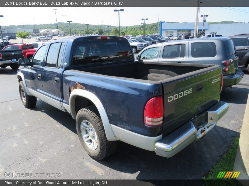 Black / Dark Slate Gray 2001 Dodge Dakota SLT Quad Cab 4x4