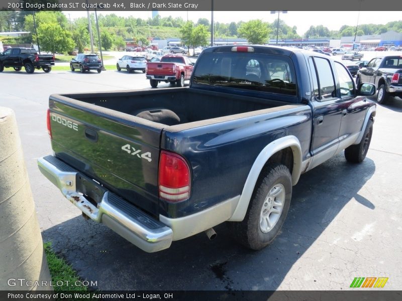 Black / Dark Slate Gray 2001 Dodge Dakota SLT Quad Cab 4x4