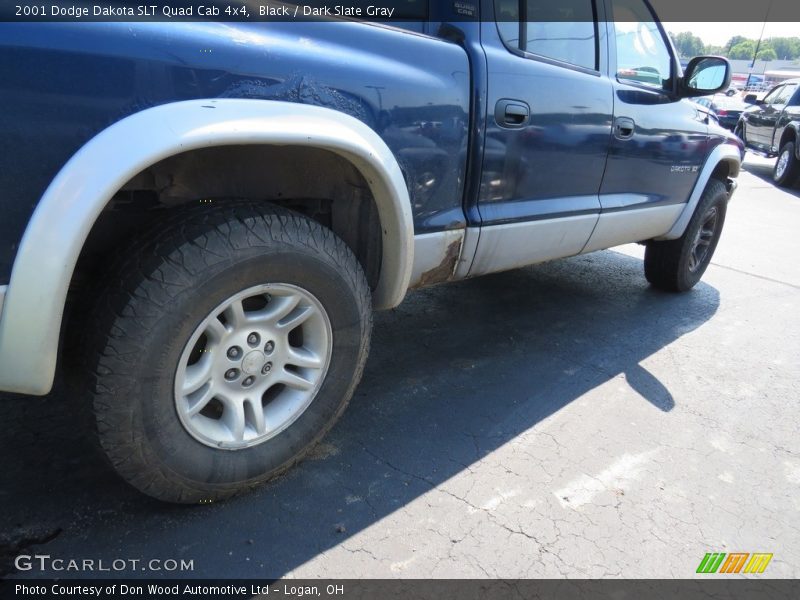 Black / Dark Slate Gray 2001 Dodge Dakota SLT Quad Cab 4x4