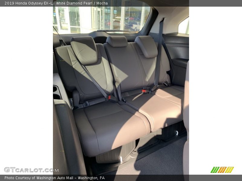 White Diamond Pearl / Mocha 2019 Honda Odyssey EX-L