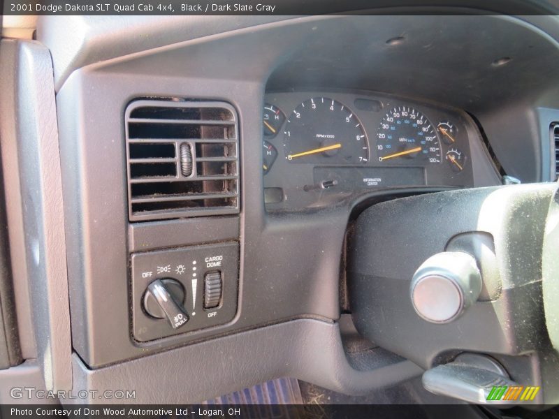 Black / Dark Slate Gray 2001 Dodge Dakota SLT Quad Cab 4x4