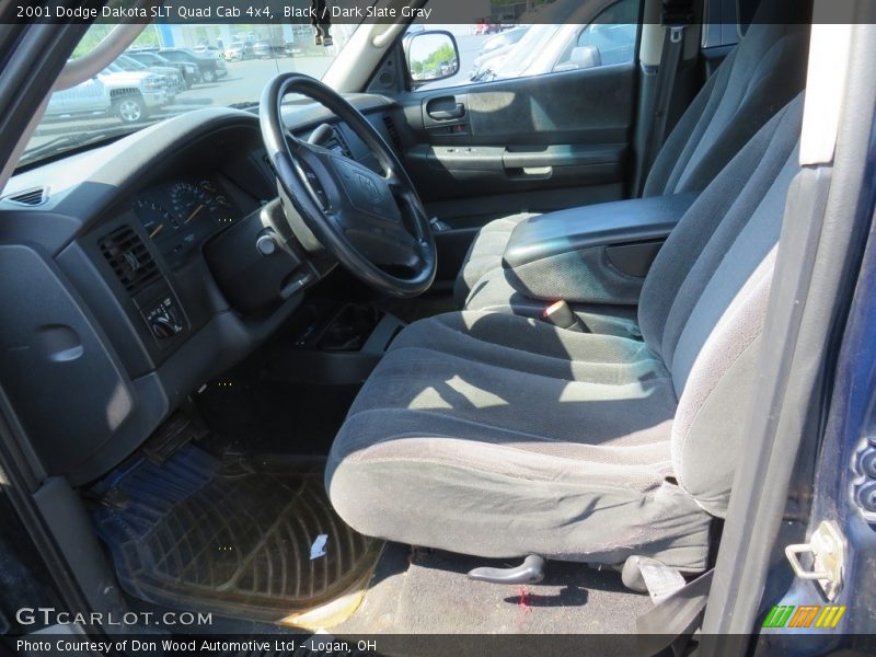 Black / Dark Slate Gray 2001 Dodge Dakota SLT Quad Cab 4x4