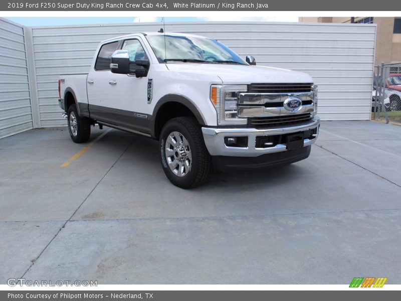White Platinum / King Ranch Java 2019 Ford F250 Super Duty King Ranch Crew Cab 4x4