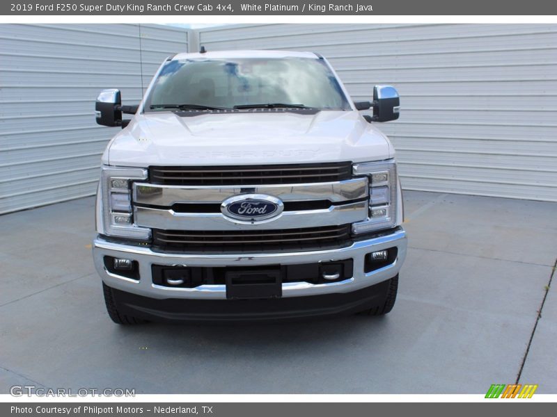 White Platinum / King Ranch Java 2019 Ford F250 Super Duty King Ranch Crew Cab 4x4