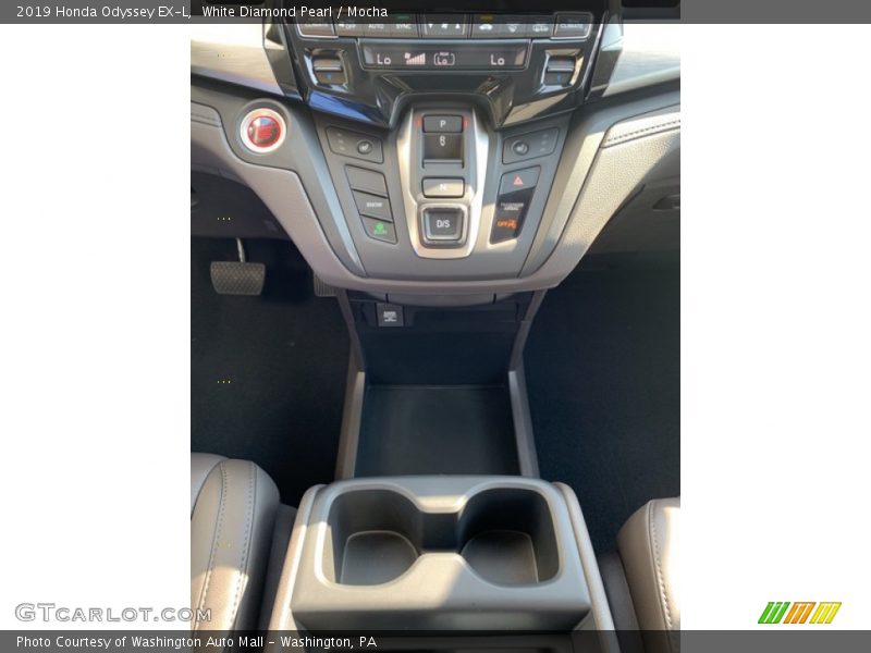 White Diamond Pearl / Mocha 2019 Honda Odyssey EX-L