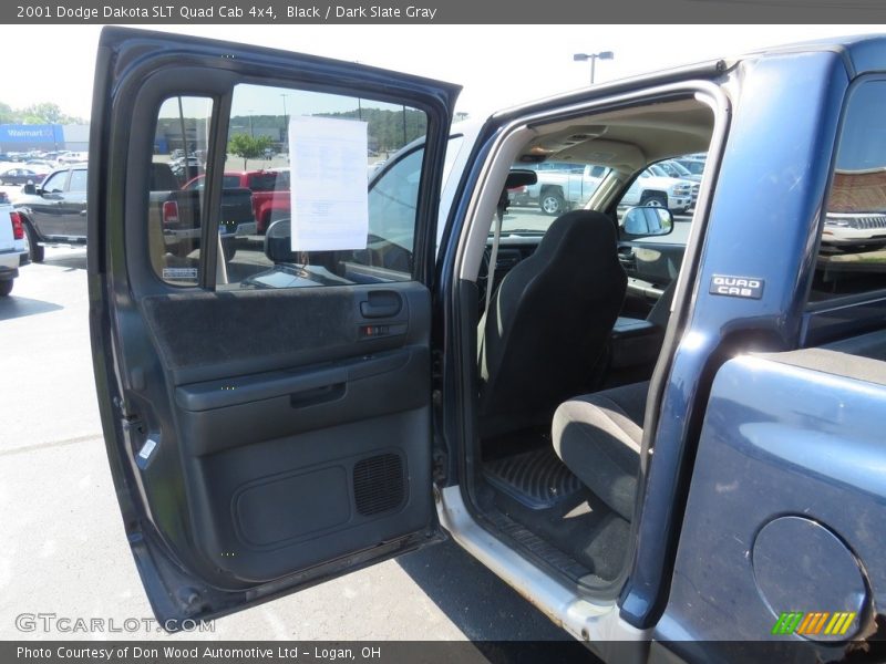 Black / Dark Slate Gray 2001 Dodge Dakota SLT Quad Cab 4x4